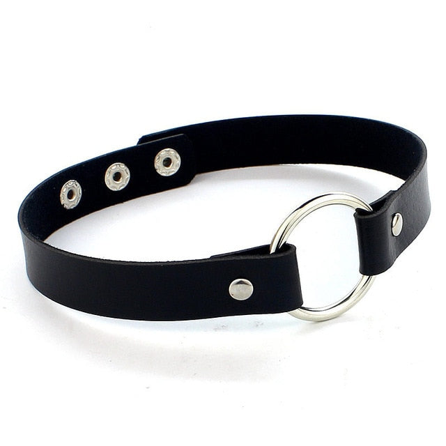 E-Girl Dark Aesthetic Classic Ring Choker Necklace Goth