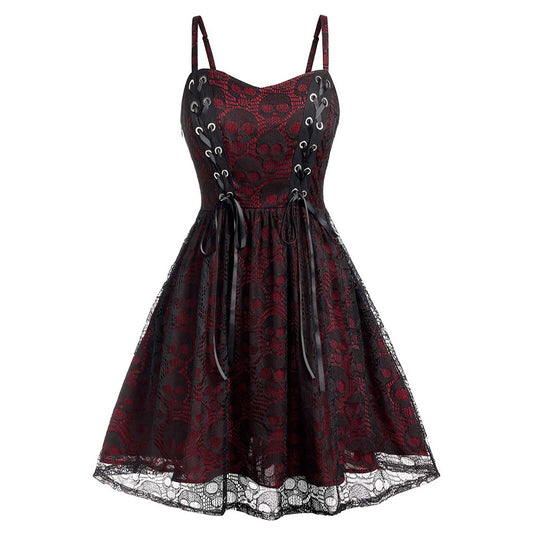 Gothic Lace Dress Vampire