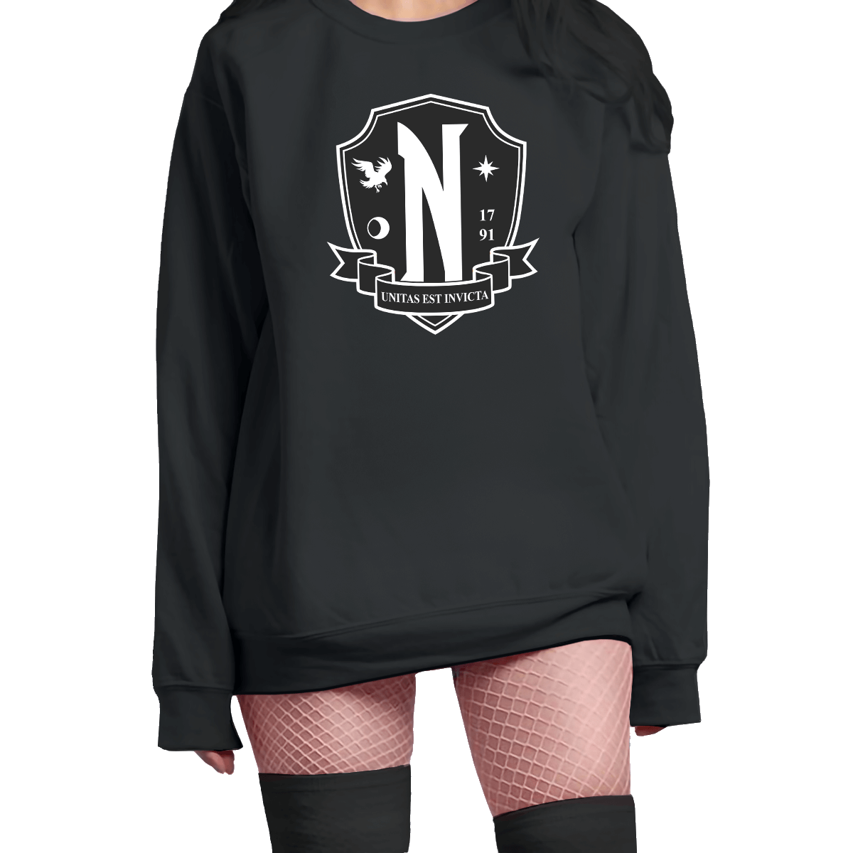Wednesday Addams Nevermore Academy Sweatshirt