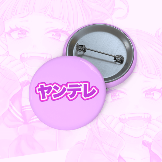 Yandere Lover Pink Pin Button